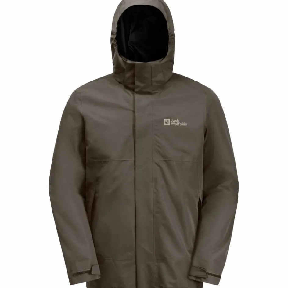 Jack Wolfskin Luntal 3-in-1 outdoor jack heren cold coffee