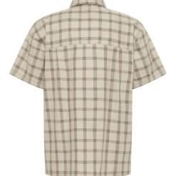 Jack Wolfskin  Planalto overhemd heren check cold coffee