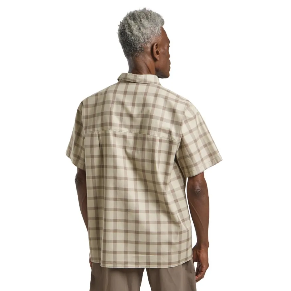 Jack Wolfskin Planalto overhemd heren check cold coffee