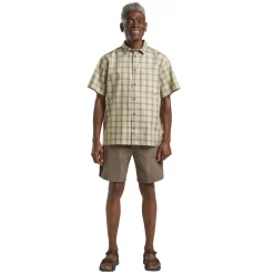 Jack Wolfskin Planalto overhemd heren check cold coffee