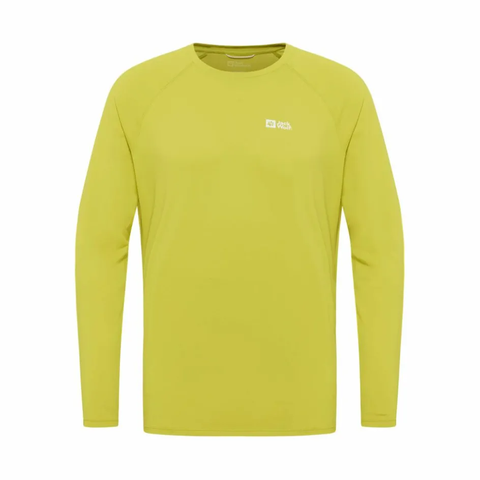 Online Jack Wolfskin Prelight swift shirt heren chartreuse