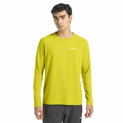 Online Jack Wolfskin Prelight swift shirt heren chartreuse