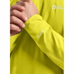 Online Jack Wolfskin Prelight swift shirt heren chartreuse