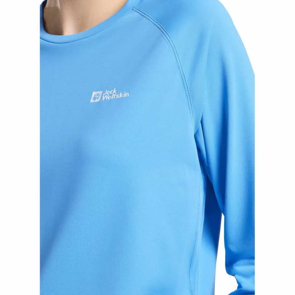 Discount Jack Wolfskin Prelight Swift shirt dames mid blue