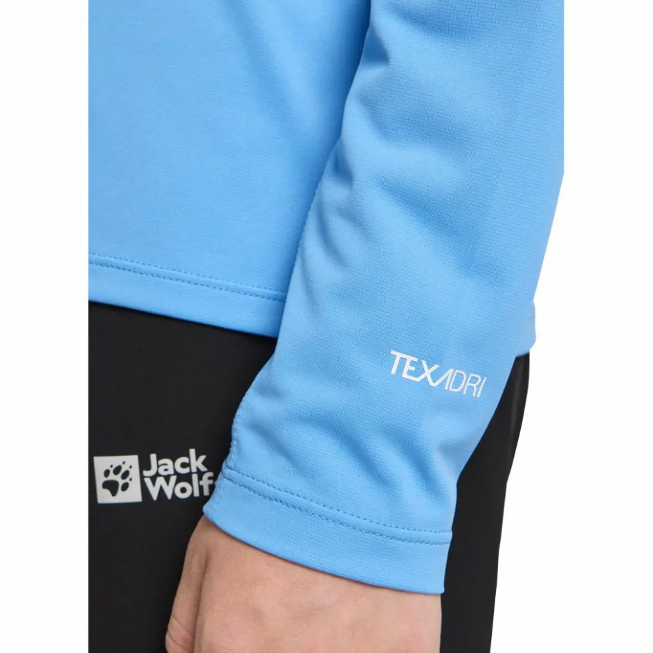 Discount Jack Wolfskin Prelight Swift shirt dames mid blue