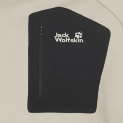 Jack Wolfskin  Prelight Trail Crew shirt heren pale sand