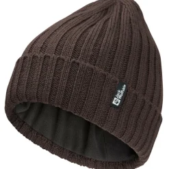 Sale Jack Wolfskin  Rib Knit muts peat