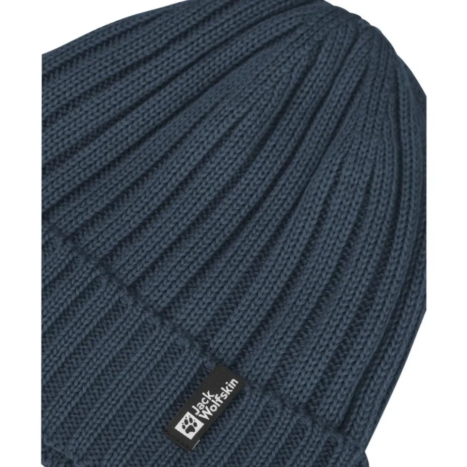 Jack Wolfskin Rib Knit muts midnight sky
