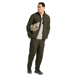 Jack Wolfskin  Stone Lite fleece vest heren obsidian moss