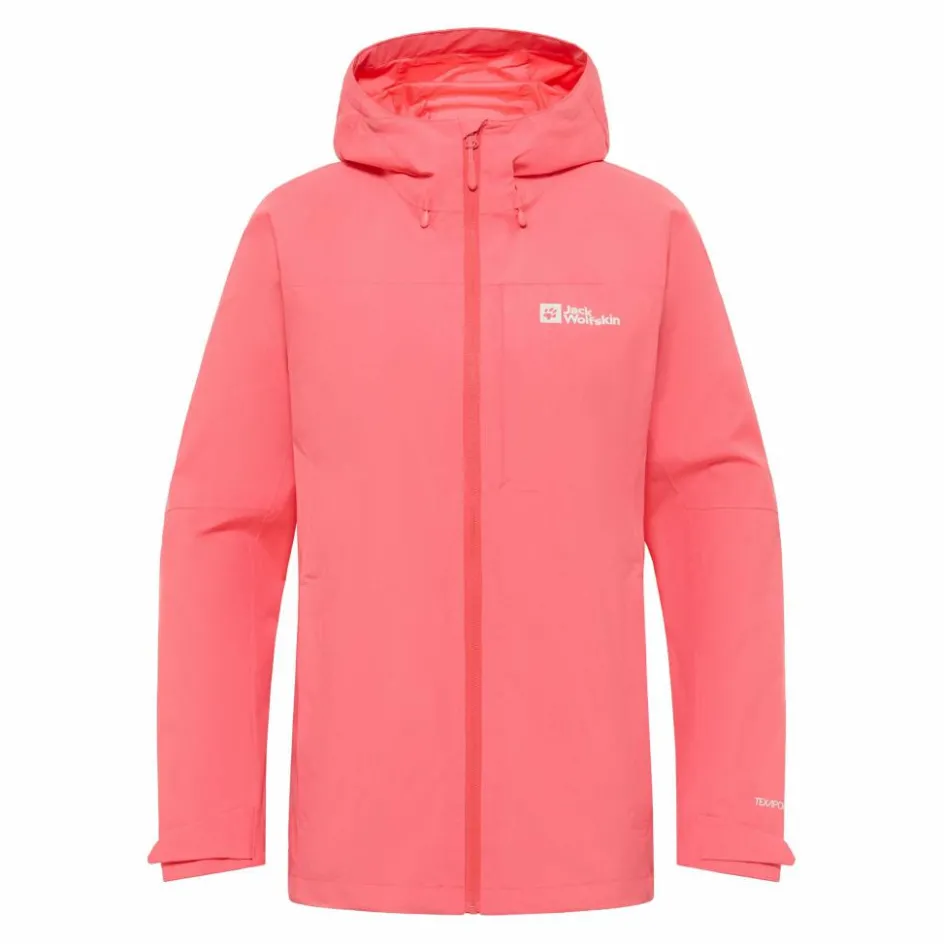 Discount Jack Wolfskin Tempest 2L outdoor jack dames sunset coral