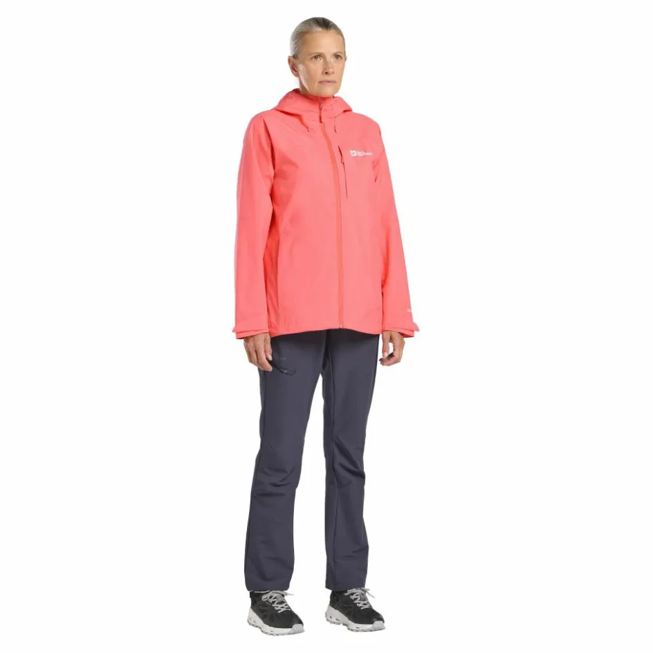 Discount Jack Wolfskin Tempest 2L outdoor jack dames sunset coral