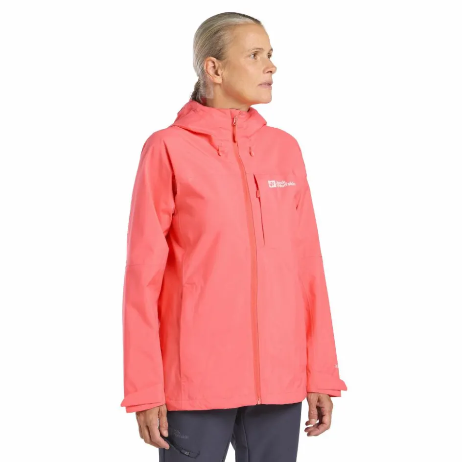 Discount Jack Wolfskin Tempest 2L outdoor jack dames sunset coral