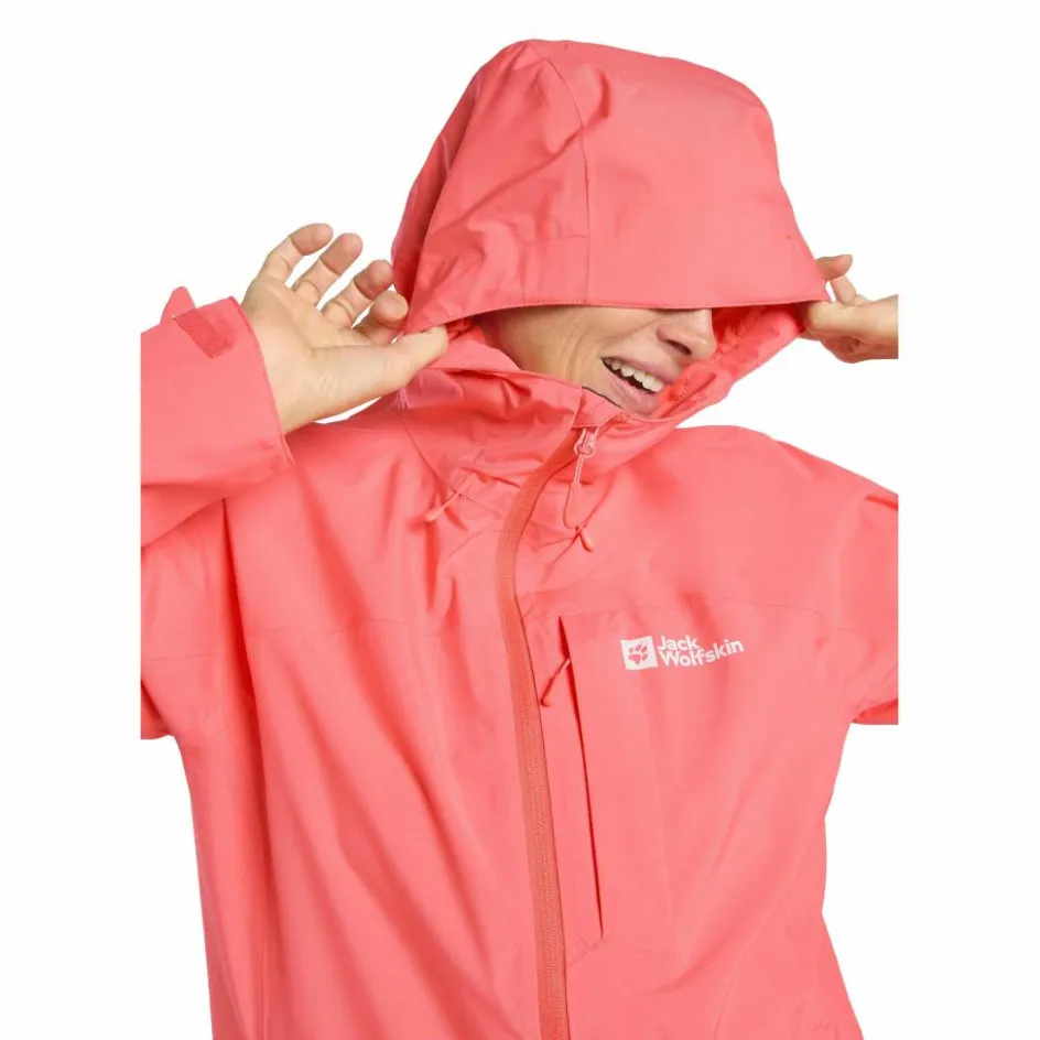 Discount Jack Wolfskin Tempest 2L outdoor jack dames sunset coral