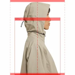 Jack Wolfskin  Wellsee Coat parka outdoor jack dames stone