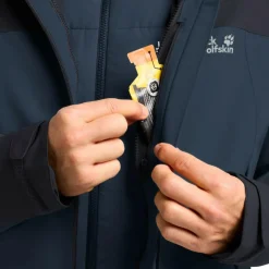 Jack Wolfskin Wild Places 3-in-1 outdoor jack heren midnight sky