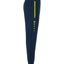 Clearance JAKO Allround Polyester trainingsbroek marine fluogeel