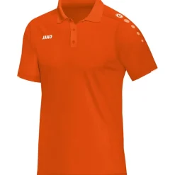 Hot JAKO Classico Polo fluo oranje