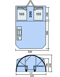 Jamet Dakota Outdoor vouwwagen
