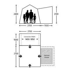 Kampa Cross Air TG bustent