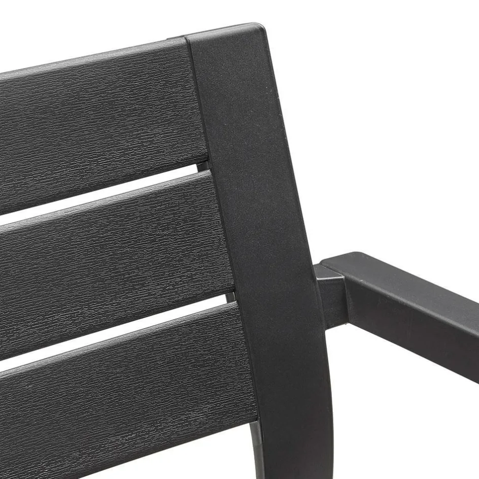 Keter Julie stapelbare tuinstoel graphite