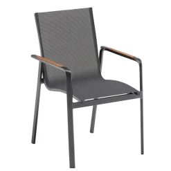 Best Kettler Diamond stapelbare tuinstoel antraciet