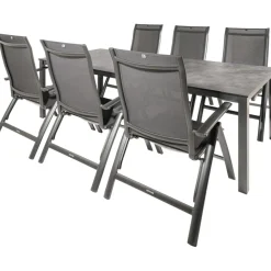 Best Kettler HPL 220 Legato 6 verstelbaar tuinset antraciet