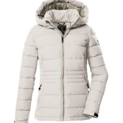 Killtec KOW 10 Quilted outdoor jack dames white sand