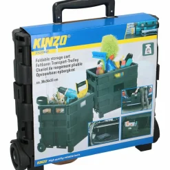Discount Kinzo Opvouwbare krat met trolley