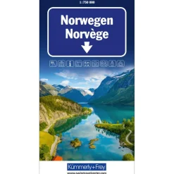 Discount Kümmerly & Frey  Noorwegen wegenkaart