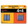 Discount Kodak Max Alkaline AAA batterij 8-pack