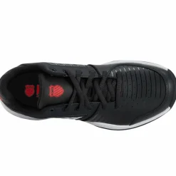 Discount K-Swiss Court Express HB tennisschoenen heren stretch limo white high risk red