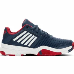 Outlet K-Swiss Court Express Omni tennisschoenen junior blue opal white lollipop