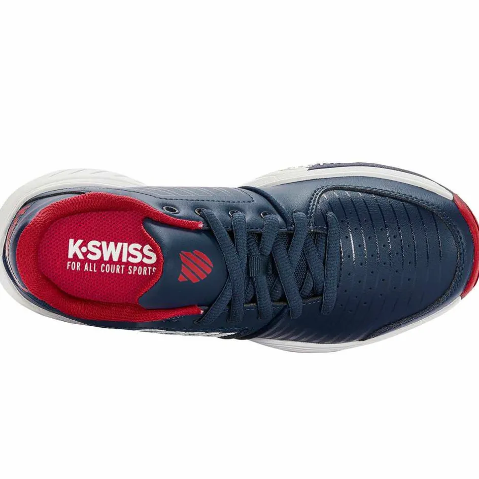 Outlet K-Swiss Court Express Omni tennisschoenen junior blue opal white lollipop