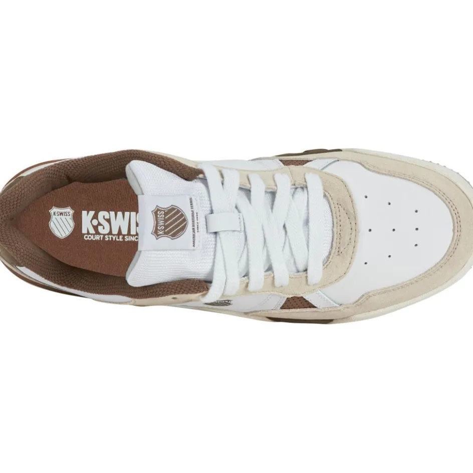 New K-Swiss Match Pro LTH schoenen heren white teak summer sand