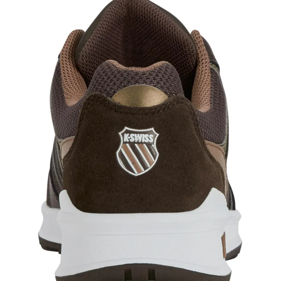 Outlet K-Swiss Rival Trainer T schoenen heren chocolate brown toasted coconut