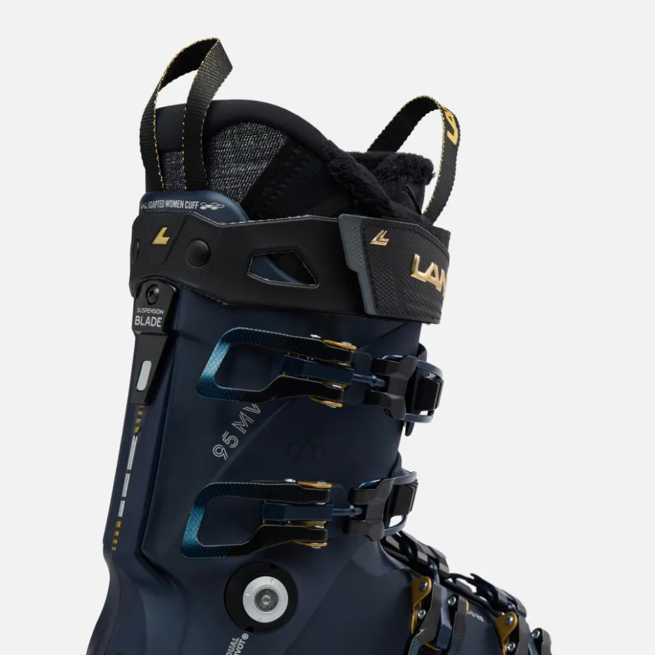 Online Lange Shadow 95 MV skischoenen dames titanium blue