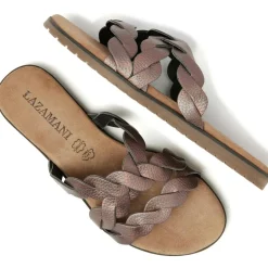 Outlet Lazamani Eden slippers dames pewter
