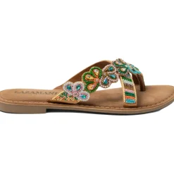 Lazamani Perla slippers dames beas flower
