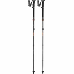 Online Leki Makalu FX Carbon wandelstokken black orange natural carbon