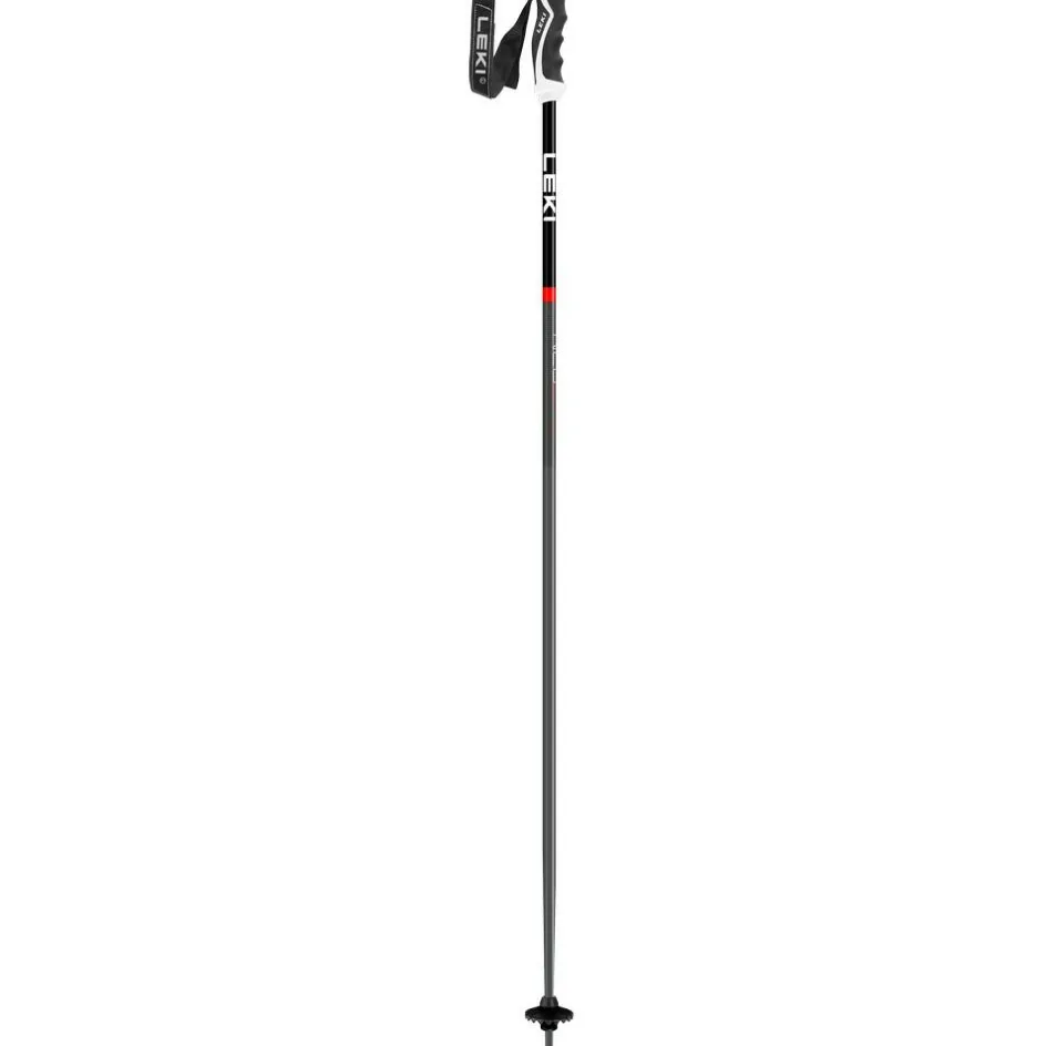 Sale Leki Neolite skistokken dark anthracite black bright red
