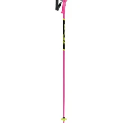 Leki Racing Kids skistokken junior neon pink black  neon yellow