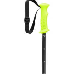 Outlet Leki Rider Vario skistokken junior neon yellow black -  85 - 105 cm