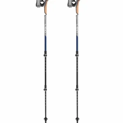 Leki Traveller Carbon wandelstokken midnight blue dark  metallic
