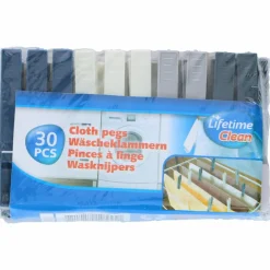 New Lifetime Clean  Wasknijpers 30-delig spring