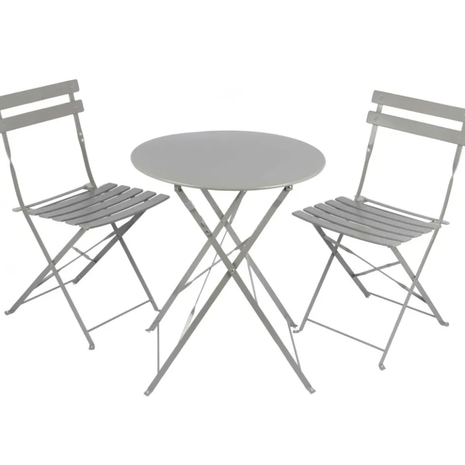 Best Lifetime Garden Bistro set 3 - delig grijs