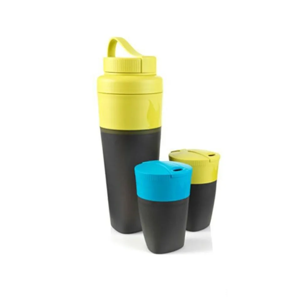 Hot Light My Fire Pack-up drinkflessen set lime cyan blue