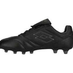 Discount Lotto Stadio 200 FG voetbalschoenen heren all black asphalt