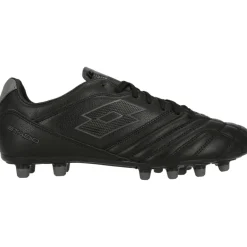Lotto Stadio 300 III FG voetbalschoenen heren all black asphalt