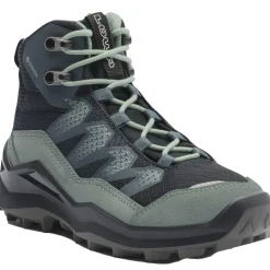 Outlet Lowa Maddox Pro GTX Mid wandelschoenen junior jeugd navy smoke blue