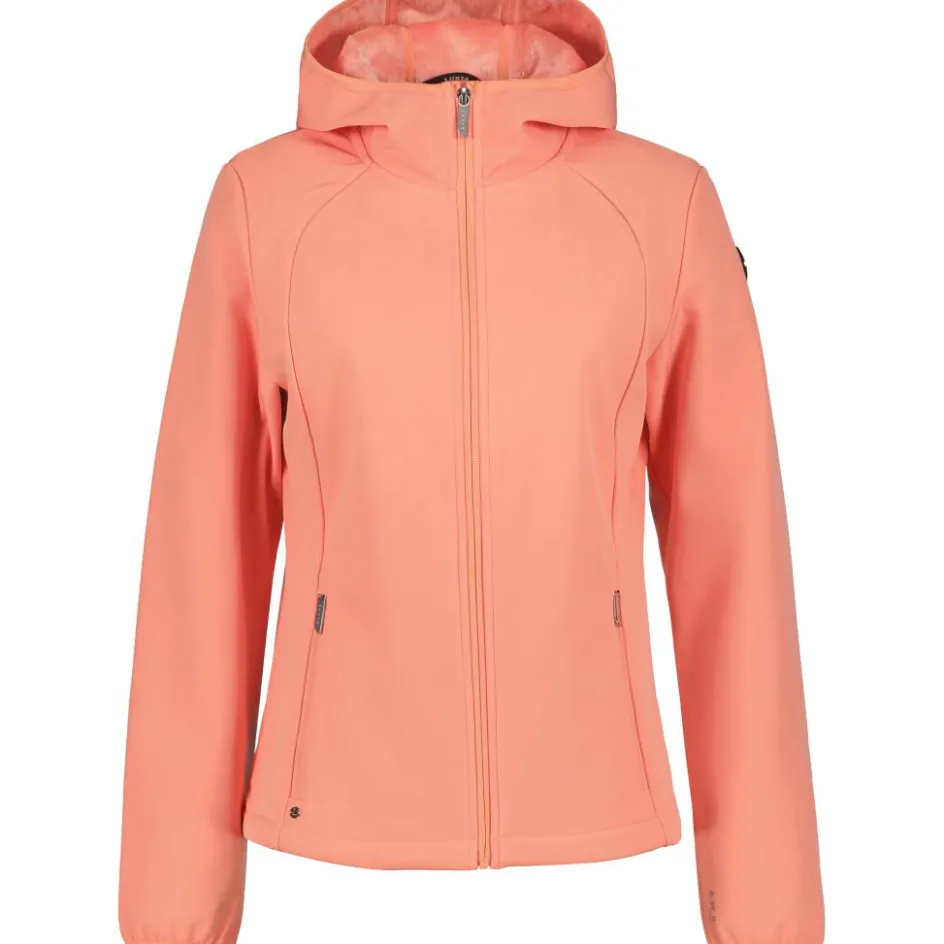 Luhta Annikkala softshell jas dames abricot